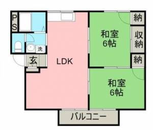 メゾン・ド・東雲 B B201の間取り画像