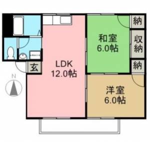 メゾン・ド・東雲 B B202の間取り画像