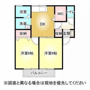 アテナ中村 203の間取り画像