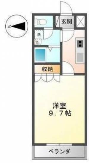 イーストリバー 103の間取り画像