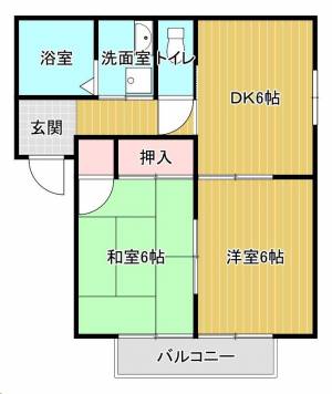 シャーメゾン北新町 102の間取り画像