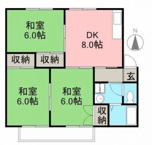 メゾン・ド・東雲 A 202の間取り画像