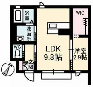 ガレンドゥ　クワットロ 101の間取り画像