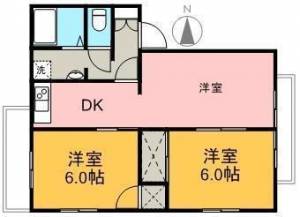 レーベンハイムⅠ B203の間取り画像