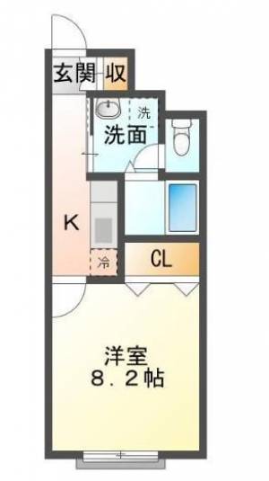 シンプルN 102の間取り画像