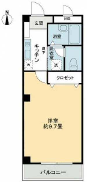 フィネス喜光地 204の間取り画像