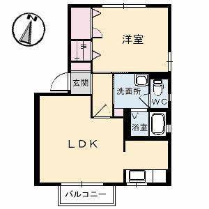 シャーメゾン本郷 102の間取り画像