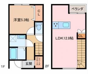 ルアナリゾート新居浜 Eの間取り画像