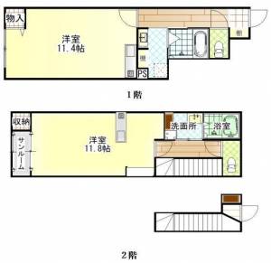 ヒメル 104の間取り画像