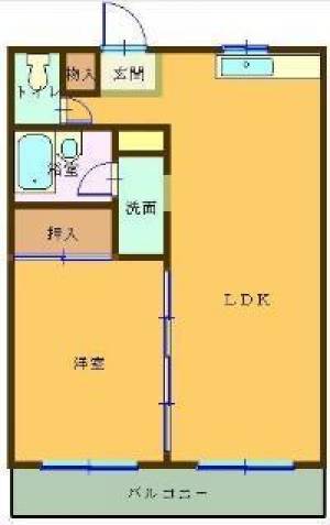 グラッドハウス・リオ Aの間取り画像