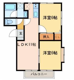 コスモス 202の間取り画像