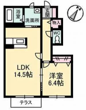 タウン表参道 C棟 108の間取り画像