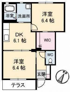 タウン表参道 A棟 103の間取り画像