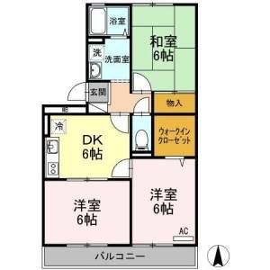 ヴィラアスカ30　Ａ棟 202の間取り画像