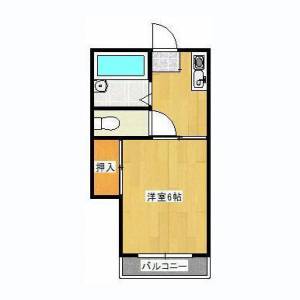 ビラ泉池 3の間取り画像