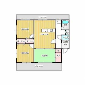 馬渕マンション 201の間取り画像