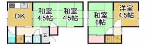 宇高町5丁目10-45 貸家 1の間取り画像