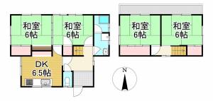 萩生鶴居団地　WH貸家 1の間取り画像