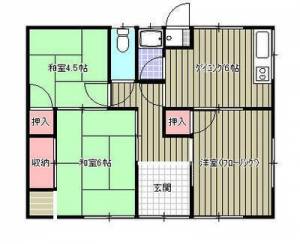 田所町5-49貸家 西の北の間取り画像