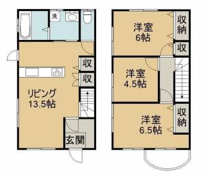 河内町17-3戸建て 1の間取り画像