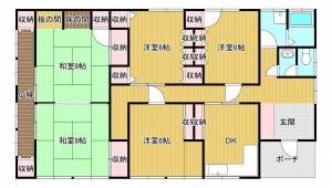 徳常町9－34　2階住居 1の間取り画像