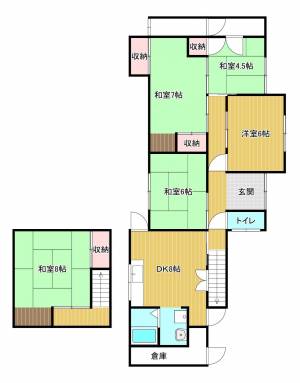 西泉町5-33貸家 1の間取り画像