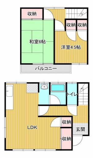 桜木町4-34貸家 西の間取り画像