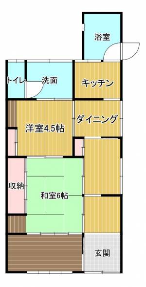 平形町3-29貸家 1の間取り画像