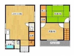 庄内町6-7-39貸家 北5の間取り画像