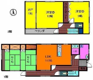 田所町4-38　貸家 1の間取り画像