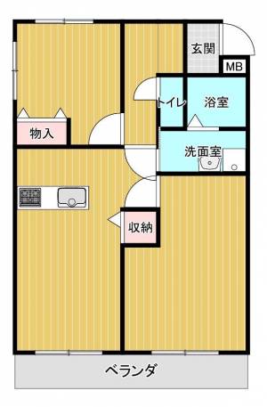 サンライズ西条 205の間取り画像