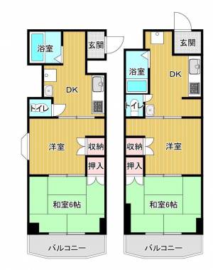 マルイハイビスカス 102の間取り画像