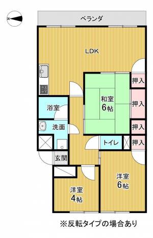 エクシア西条大町 203の間取り画像