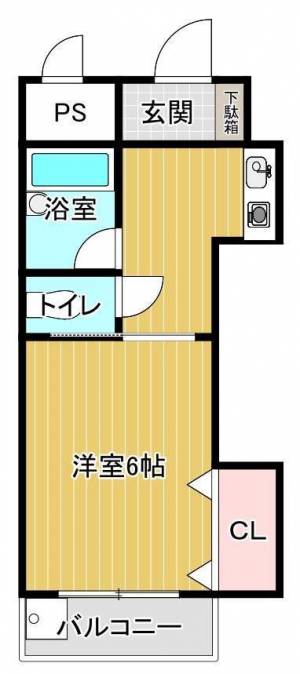 ＳＡＩＪＹＯ独身館 108の間取り画像