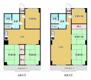 ニュー若草マンション 602の間取り画像