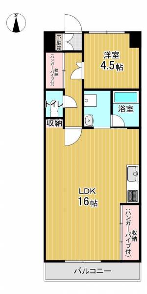 グランドハイツ 603の間取り画像