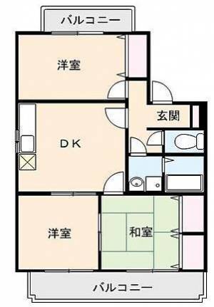 フロンティアⅠ 301の間取り画像