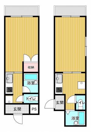 ラ・トゥール西条 402の間取り画像