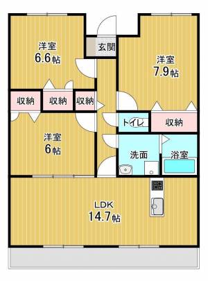 フレッサ1 205の間取り画像