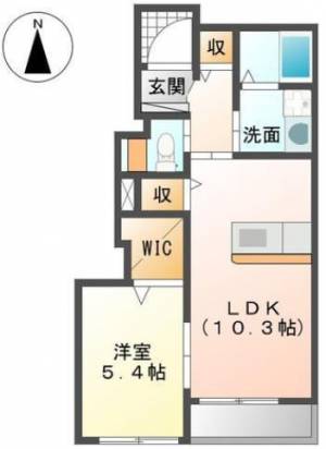 ロイヤルメゾン 103の間取り画像