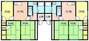 コーポ石原Ⅱ・Ⅲ 103の間取り画像