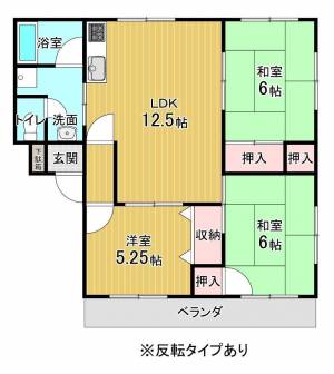 ヴィレッジ福田Ⅶ 203の間取り画像