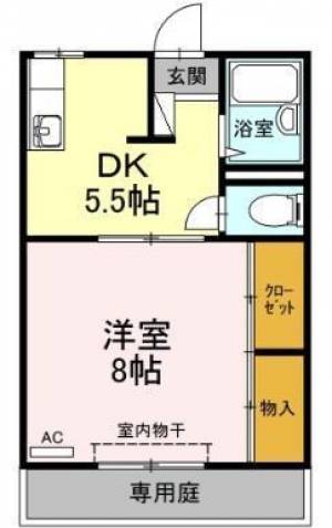 ハイム スバル 102の間取り画像