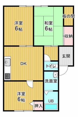 サザンウィンド 205の間取り画像