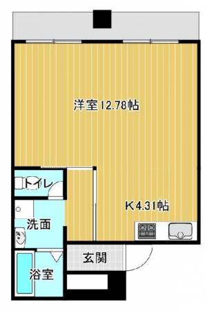 トライアングルビル 302の間取り画像