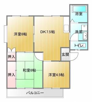 ヘルハイム　A 102の間取り画像