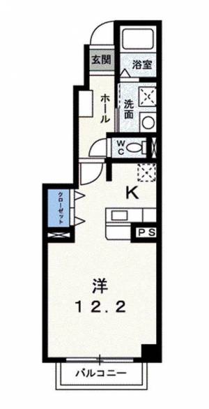 アニメート・大町 102の間取り画像