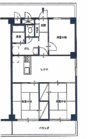 メイビス白石 305の間取り画像