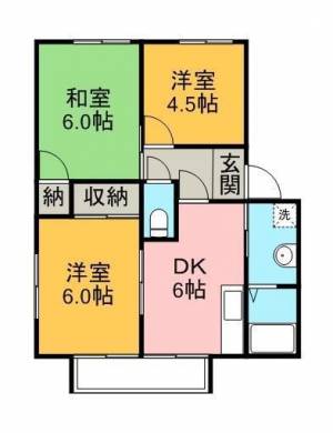 メゾン燧　A 201の間取り画像