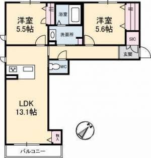 granary house 205の間取り画像